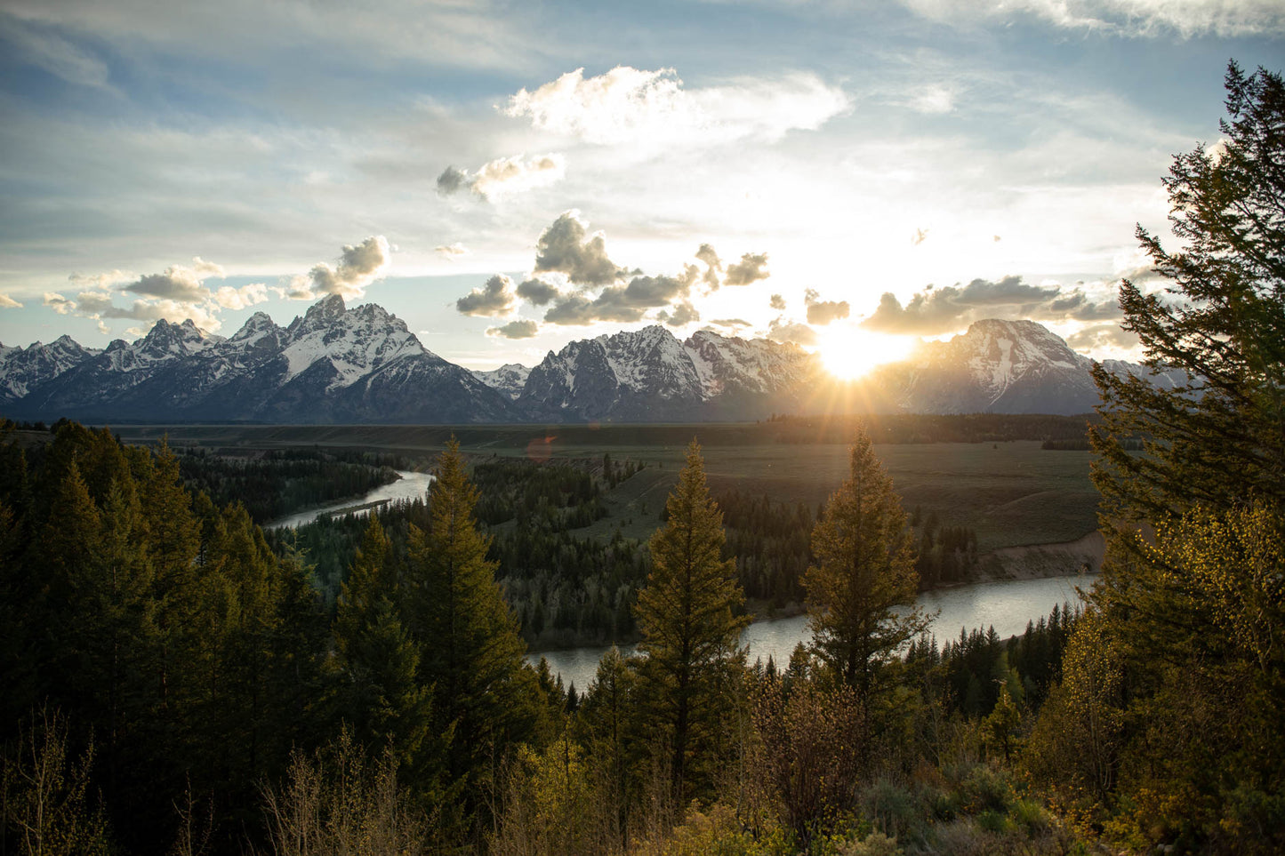 Grand Teton Sunset Print