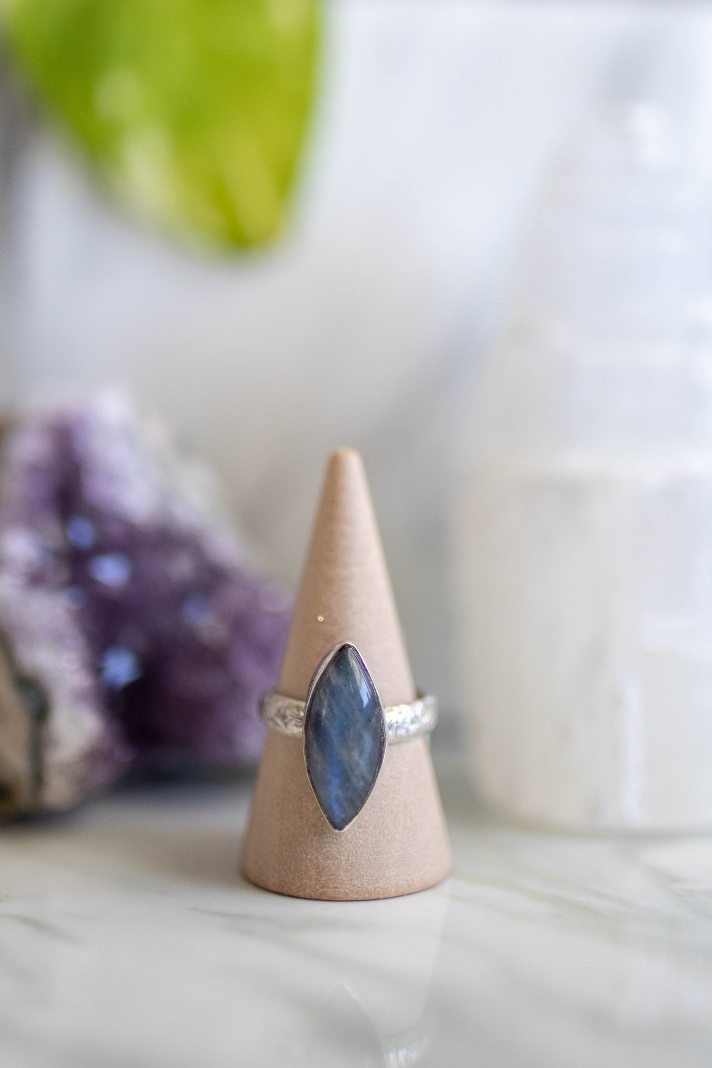 Labradorite Ring - Size 8