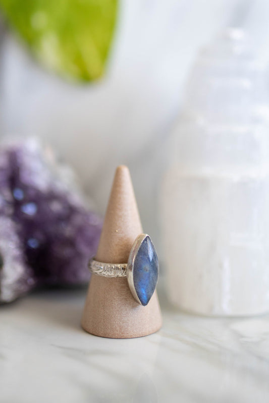 Labradorite Ring - Size 8