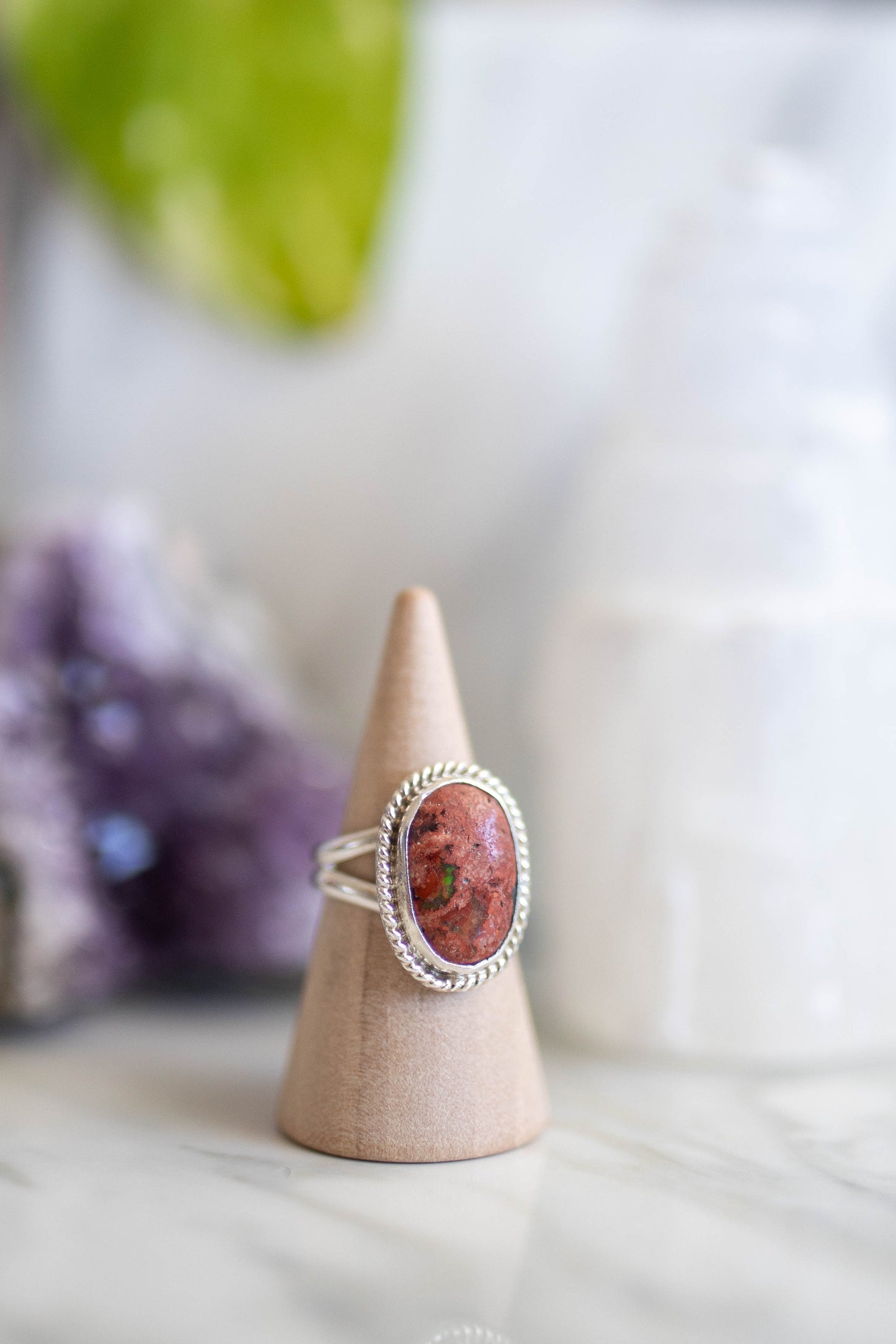 Fire Opal Ring - Size 6.5