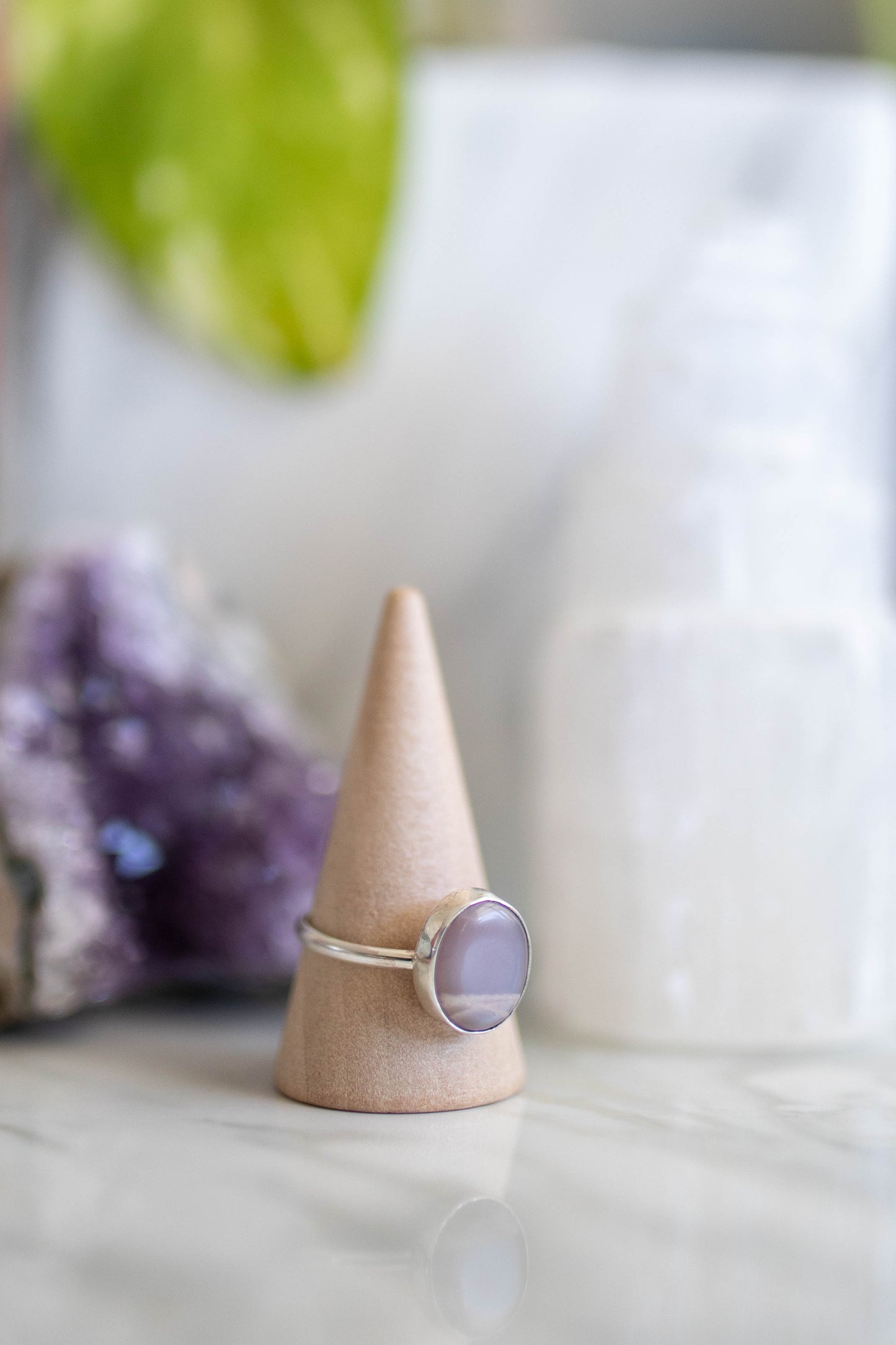 Rose Quartz Ring - Size 9.5