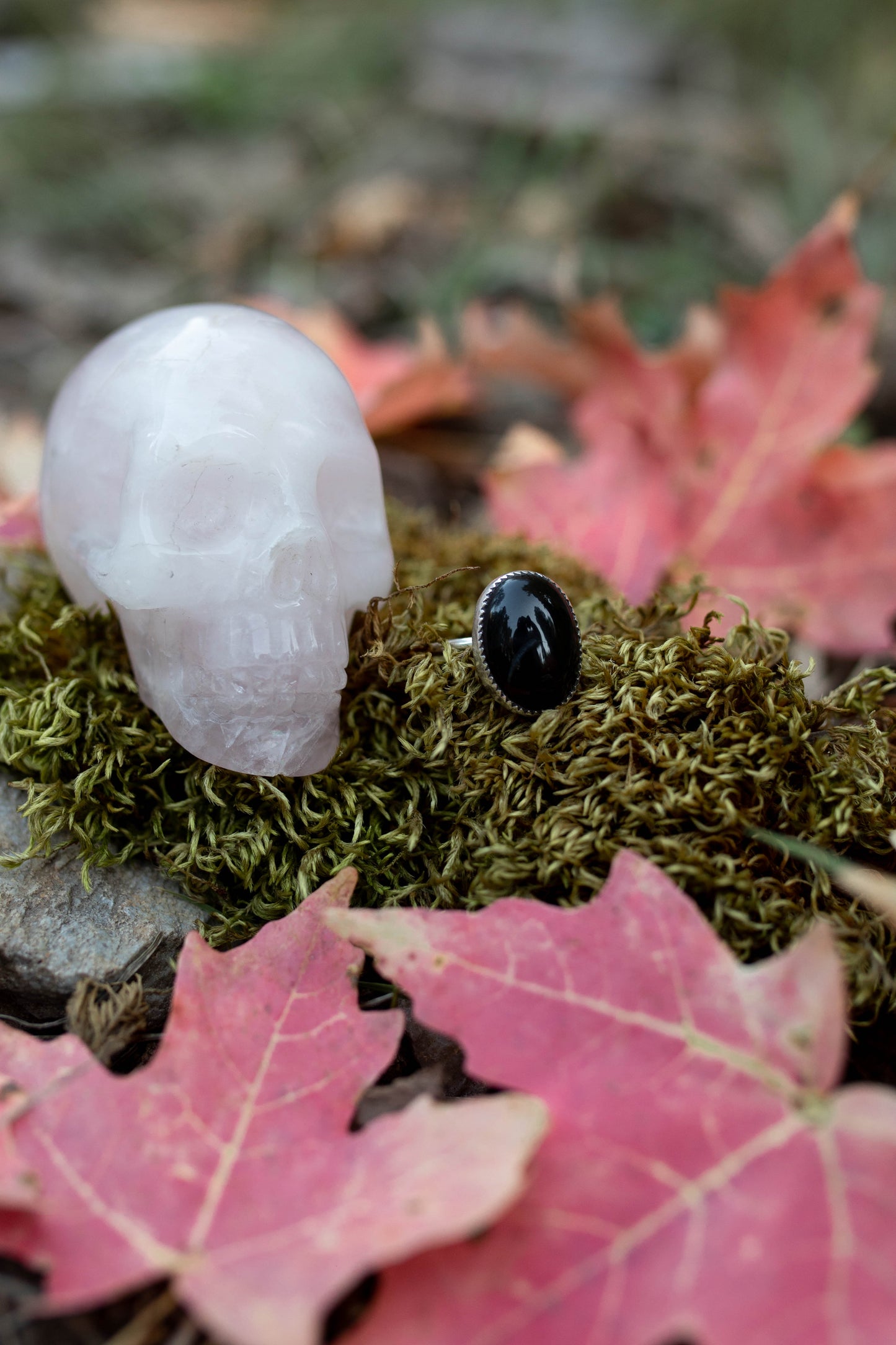 Black Onyx Ring - Size 9