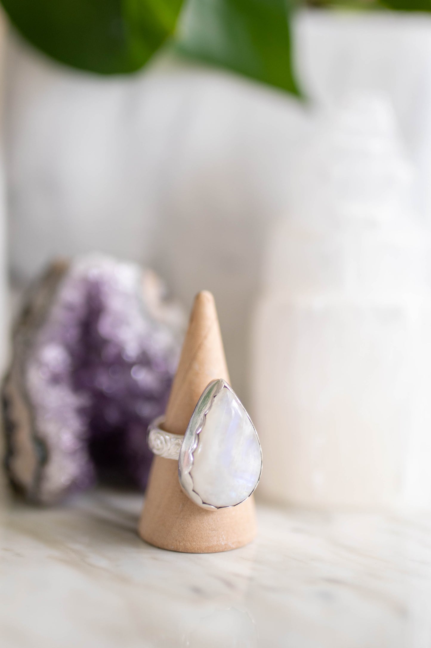 Moonstone Ring - Size 6.5