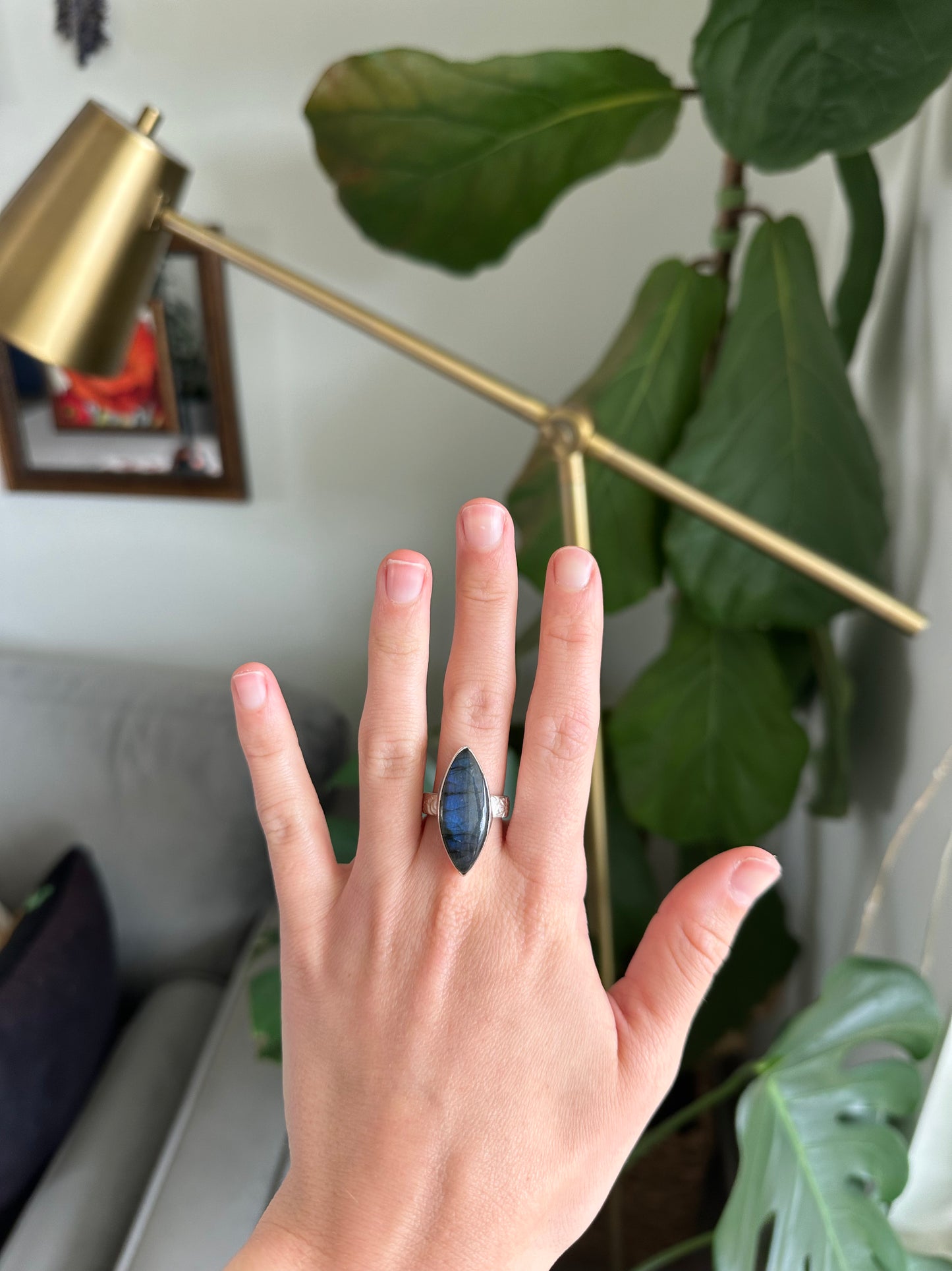 Labradorite Ring - Size 7